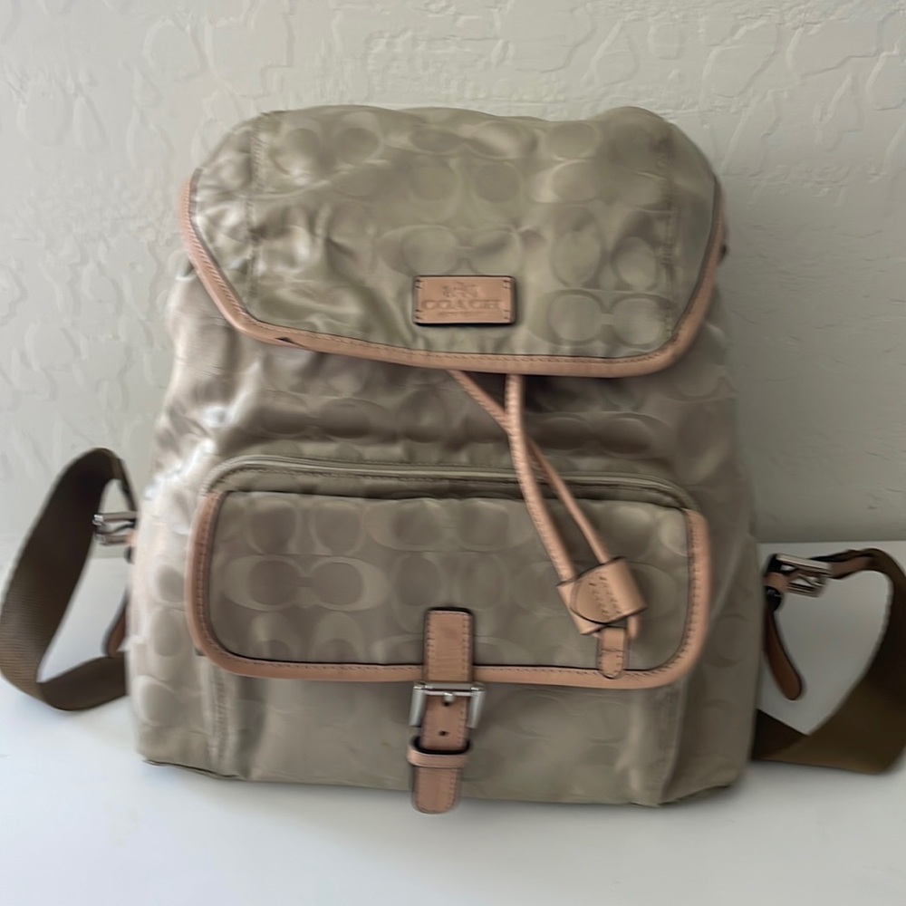 Coach backpack.